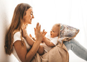 Dětská osuška s kapucí Maxi print 100 x 100 cm Babymatex
