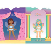 Tvarované oblékání se samolepkami Šaty pro víly a jednorožce