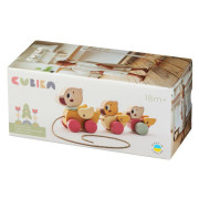 Tahací kačenky dřevěné Cubika
