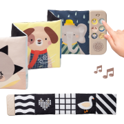 Knížka pro nejmenší se zvuky Taf Toys