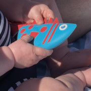 Bobbin' Buddies Sensory Fish – silikonová smyslová rybička do vody