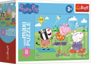 Minipuzzle Prasátko Peppa/Peppa Pig 4 druhy, 20 dílků