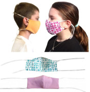 Látková respirační rouška - maska pro děti od 3 do 6 let