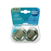 Set symetrických silikonových dudlíků Mountains 0-6 m 2 ks Canpol babies