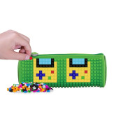 Penál kulatý zelený Pixie crew