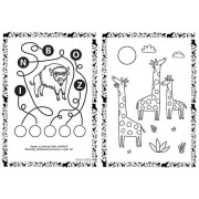 Omalovánky A4 se samolepkami Zoo