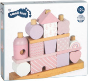 Nasazování na tyč Domeček růžový small foot