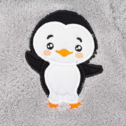 Zimní dětská kombinéza New Baby Penguin šedá