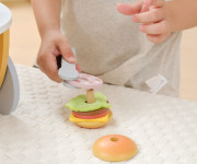 Dřevěný obchod hamburgery Viga