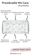 Prostěradlo Sleepee We Care Eukalyptus 120x60 cm Sleepee