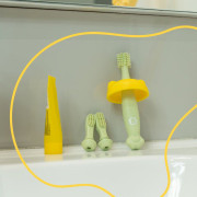 Silikonový zubní kartáček 3 v 1 Badabulle