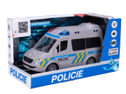Auto policie CZ 21,5 cm 1:20 na setrvačník na baterie se světlem a zvukem