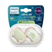 Šidítko Ultra air denní a noční 6-18 m mix 2 ks Philips Avent