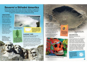 Atlas světa Kniha se samolepkami 