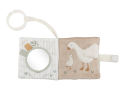 Závěsná textilní knížka s aktivitami Newborn Naturals Little Dutch