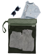 Sáček nepremokavý Grab & go Dark sage 30 x 38 cm Skip Hop