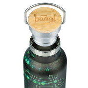 Termoláhev s bambusovým víčkem 500 ml Baagl