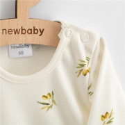 Kojenecké šaty z organické bavlny s dlouhým rukávem New Baby Olivy