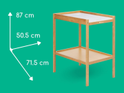 Přebalovací pult Daisy Natural Wood Bebeconfort