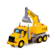 Auto bagr na setrvačník žluté