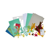 Kreativní sada První nalepování zvířátka ve sněhu Haba