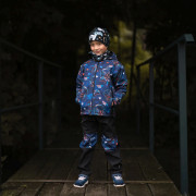 Dětská softshellová bunda Duo Play and go - modrá ESITO 