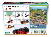 Vánoční vlaková sada s parní lokomotivou Brio