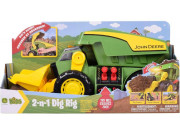 John Deere Kids - Sklápěč a nakladač 2v1 se světly a zvuky