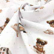 Novorozenecká zavinovačka bavlna Méďa pilot 