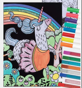 Sametové malování Jednorožec Tookyland