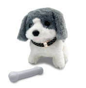 Mazlíci - pejsek Punťa šedobílý