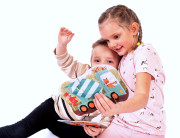 Véééliké puzzle Stavební stroje KukiKuk