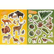 Poznávací samolepková knížka Les