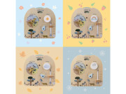 Dřevěná Montessori deska Počasí