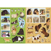 Svět zvířat v samolepkách Koně a poníci