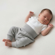 Kojenecké kalhoty - buggy mušelín šedá Baby Service