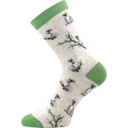 Ponožky dětské s obrázky dívčí mix D (3 páry) 