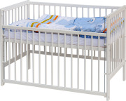 Dětská postýlka s kompletní výbavou 120 x 60 cm Koty Scarlett