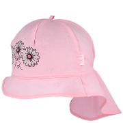 Dívčí letní klobouk s plachetkou Kopretiny Růžový RDX