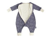 Merino spací pytel s nohavicemi a odepínacími rukávy Šedé ovečky Kaarsgaren