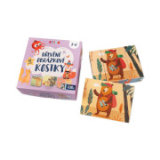 Dřevěné obrázkové kostky Kvído