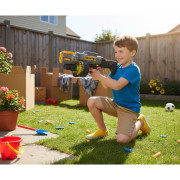 Kulomet Drum-Fed s pěnovými náboji