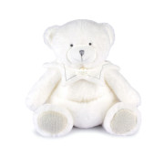 Dárková sada Plyšový medvídek s dečkou 30 cm béžový Doudou