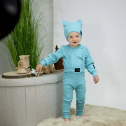 Rostoucí body žebrované Turquoise - tyrkysová Esito