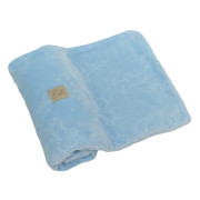 Dvojitá dětská deka Mikroplyš ZOO Baby blue 75 x 100 cm Esito