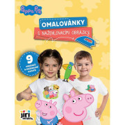 Omalovánky s nažehlovacími obrázky Prasátko Peppa