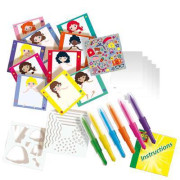 Foukací fixy - módní návrhářka