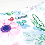 Tričko tenké dlouhý rukáv tisk UV filtrem 50+ Outlast® - květy