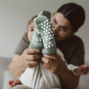 Dětské ponožky Stay-on-Socks Antislip vel. 18-24 m Calming Green 1 pár