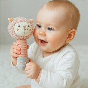 Dětská pískací plyšová hračka s kousátkem New Baby Lama